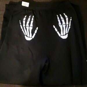 Victoria Secret Pink black halloween sweatpants size M